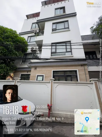 Bán nhà 293 Thạch Bàn, 211m2, xây ở 4 tầng, ngõ Ô Tô