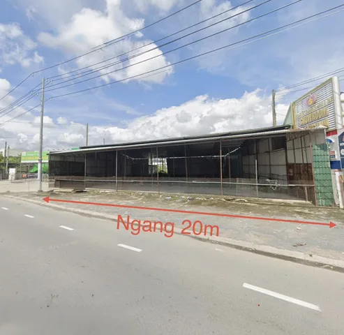 🔥35 triệu - CHO THUÊ MẶT BẰNG 700m2 NGANG 20m MẶT TIỀN ĐƯỜNG NGUYỄN VĂN LINH (Quốc Lộ 91B)
