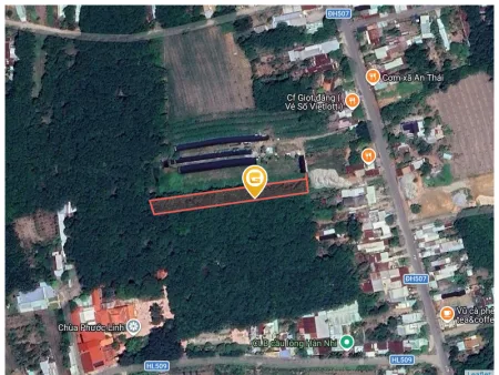 Bán đất 2142m² ngang 16,5m giá 1.49 tỷ tại Xã An Long