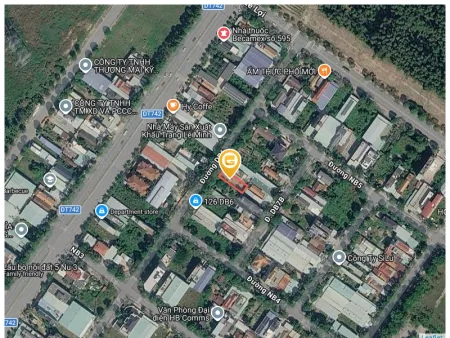 Bán đất 270m² full thổ cư ngang 9m giá 8.2 tỷ tại Đường DB6 Phường Bình Dương Phường Phú Tân Thủ Dầu Một Bình Dương.