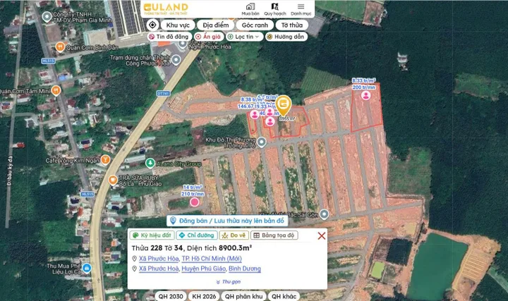 Bán đất 75m² full thổ cư ngang 5m giá 780 triệu tại Đường ĐT 741 Xã Phước Hòa, SHR Bao Thuế