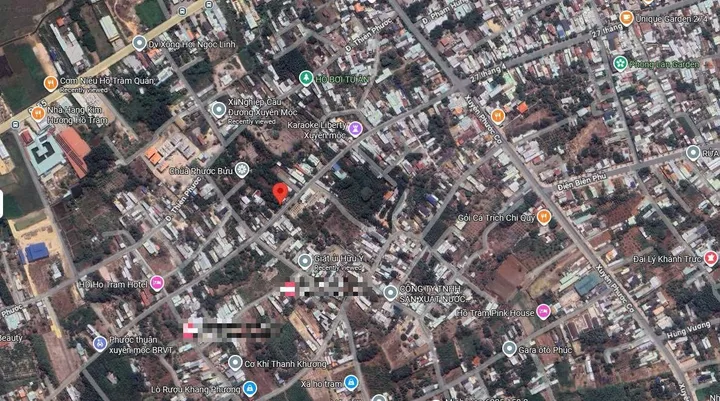 Bán đất 793.2m² tại Phước Thuận (xã Hồ Tràm) cách biển Hồ Tràm 8km, cách QL55 500m