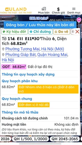 Bán nhà 69m² full thổ cư ngang 4,9m giá 29 tỷ tại Đường Kim Đồng, Phường Tương Mai