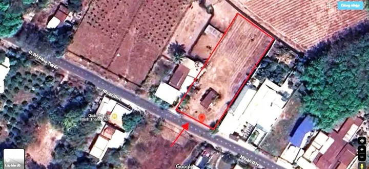 Bán đất 1050m² có sẵn 946m² thổ cư ngang 15m giá 6 tỷ tại Xã Nhuận Đức