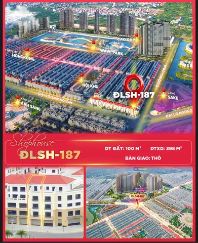 🔥 SHOPHOUSE GÓC ĐƯỜNG ĐẠI LỘ  SAN HÔ – 2 MẶT THOÁNG CỰC HIẾM