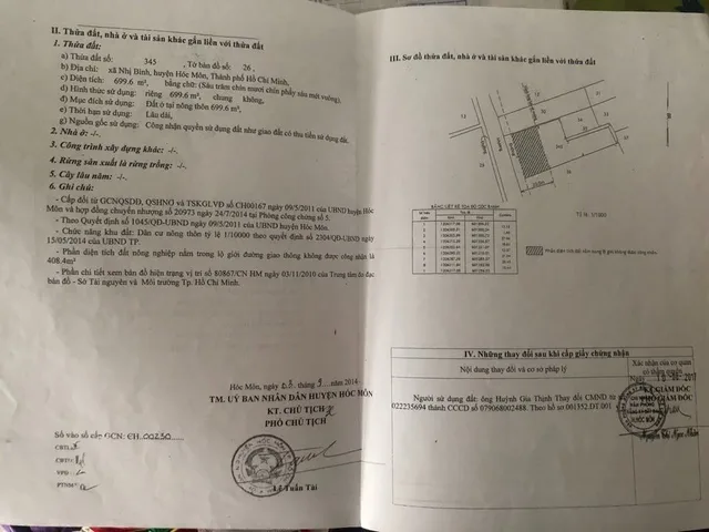 Bán đất 1314m² có sẵn 699m² thổ cư ngang 26m giá 11 tỷ tại Xã Đông Thạnh