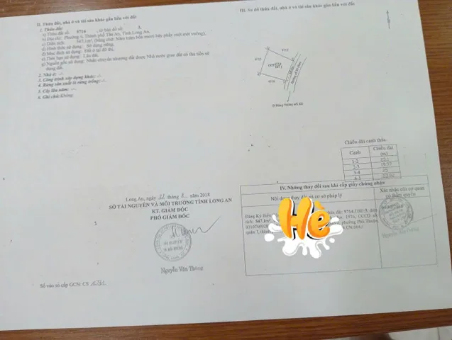 Bán đất 559m² full thổ cư ngang 20m giá 9.6 tỷ tại Phường Long An