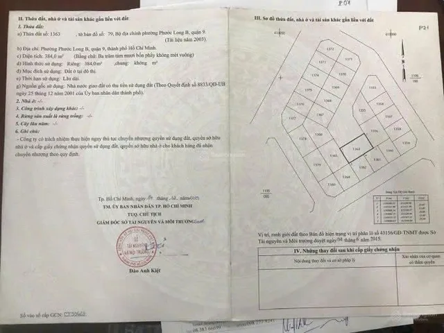 BDS HVL [NC] Đất P21 Phú Nhuận Liên Phường thẳng mặt Global City Q9