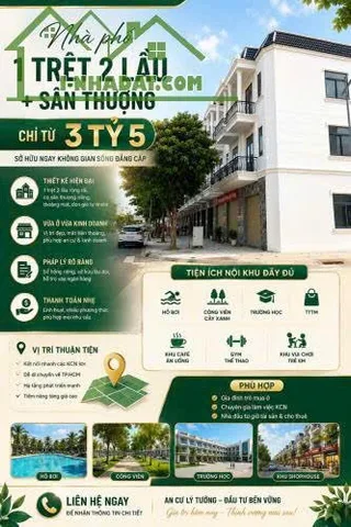 sở hữu ngay căn nhà phố phường tân uyên chỉ 3,5 tỷ