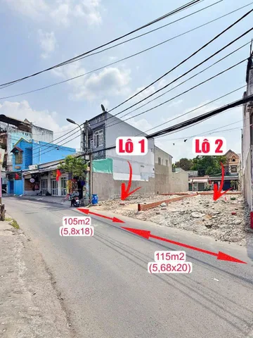 BDS HVL [NC]  ANH CHỦ Cần Bán 4 Lô Mặt Tiền Đường 14 Tăng Nhơn Phú, TPHCM .