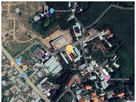 Bán đất 257m² có sẵn 160m² thổ cư ngang 6m giá 4 tỷ tại Phường Tân Uyên