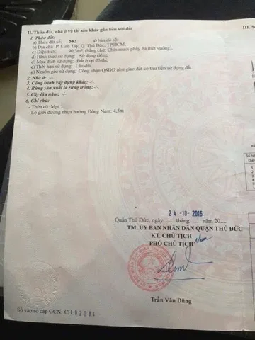 90m đất 8tỷ phường Linh Tây - hẻm Ô Tô Đường số 9 . Sổ riêng không quy hoạch