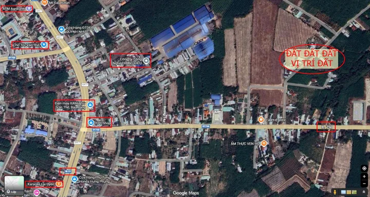 530tr - Đất thổ sát chợ Trừ Văn Thố - Bàu Bàng - Bình Dương