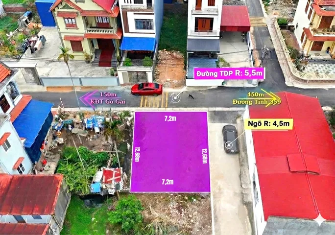 05.2026.Bán đất 90m² full thổ cư ngang 7,2m. đường nhựa 7m. giá 3.7 tỷ tại Phường Thủy Nguyên(Thủy Sơn). liên hệ 0362558882