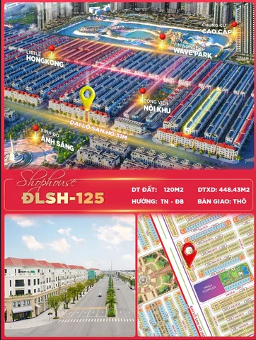 💎 SHOPHOUSE ĐẠI LỘ SAN HÔ – MẶT HÀNG KHỦNG 448M² XÂY DỰNG