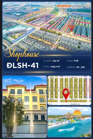 💥 SHOPHOUSE ĐẠI LỘ SAN HÔ – 448M² XÂY DỰNG GIÁ CỰC HẤP DẪN