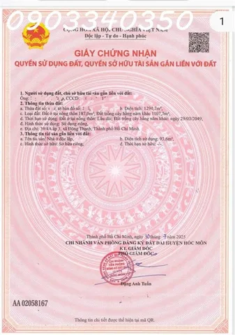 Đất Hóc Môn có nhà sẵn giá còn mềm so với khu vực
