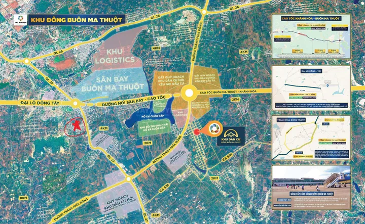 🏡 Bán đất ~150 m² ngang 5m giá 1.6 tỷ - ĐÓN ĐẦU CAO TỐC BMT – KHÁNH HÒA, Phường Tân Lập, Hoà Thắng cũ