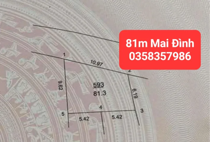 Bán nhà 81m² full thổ cư ngang 10.97m giá 12.4 tỷ tại Xã Sóc Sơn