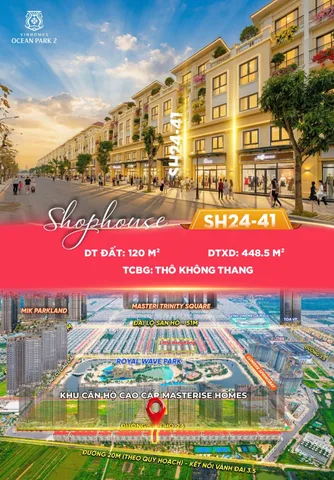 💎 SHOPHOUSE TÂY NAM – MẶT HÀNG 448M² GIỮA TRỤC KINH DOANH SẦM UẤT