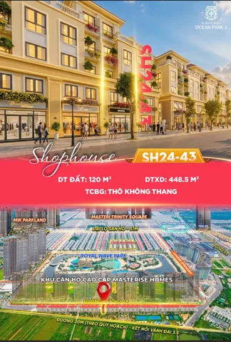 🔥 SHOPHOUSE TÂY NAM – HÀNG HIẾM 448M² KHAI THÁC DÒNG TIỀN CỰC ĐỈNH