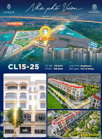 🔥 LIỀN KỀ TÂY BẮC – SẢN PHẨM GIÁ TỐT, DỄ KHAI THÁC TẠI VINHOMES OCEAN PARK2