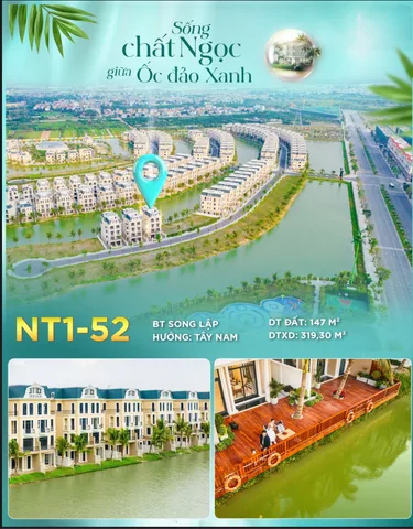 🌿 SONG LẬP 147M² – KHOẢNG KHÔNG GIAN LÝ TƯỞNG CHO GIA ĐÌNH TẠI OCEAN PARK 2