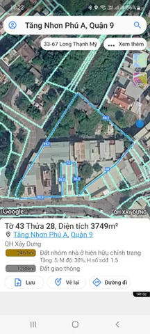 Nhà Đất đường 442 Tăng nhơn Phú A Quận 9