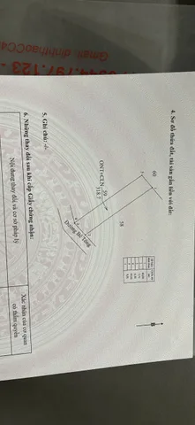 Bán đất 318.7m² có sẵn 60m² thổ cư ngang 8m giá 245 triệu tại Đường Liên Xã Xã Phú Xuân