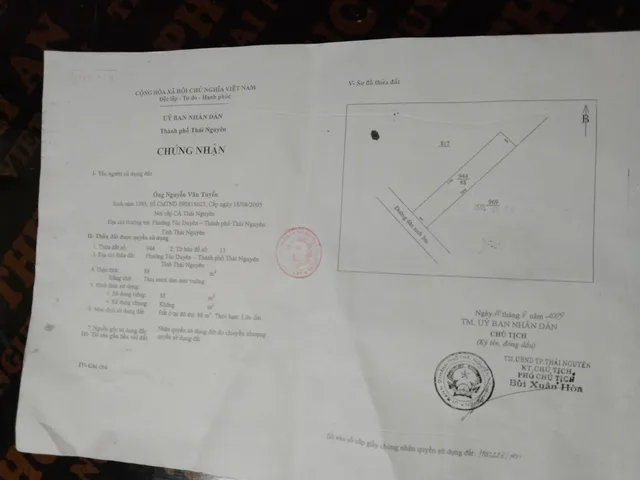 Bán đất 88m² full thổ cư ngang 4m giá 2.65 tỷ tại Phường Phan Đình Phùng
