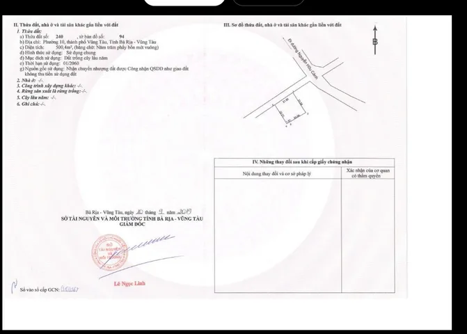 Bán đất 500m² ngang 23m giá 17.5 tỷ tại Phường 10 Thành phố Vũng Tàu