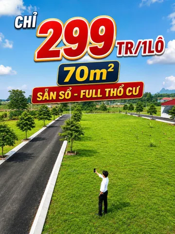 🔥 Chỉ hơn 300 TRIỆU sở hữu ngay đất gần trung tâm kinh tế Ba Đồi – Lạc Thủy