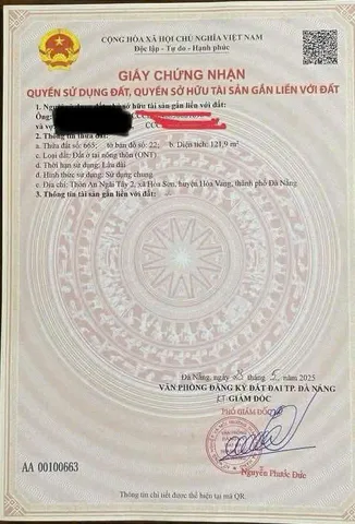 📌📌📌LÀM VIỆC TRỰC TIẾP GIÁ TỐT !!! Bán đất kiệt An Ngãi Tây 2, xã Hòa Sơn