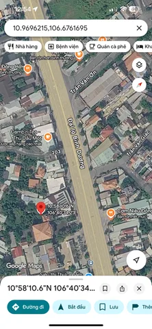 Đất Phú Thọ cũ (phường Thủ Dầu Một-TP.HCM) gần Vòng Xoay Gò Đậu,sát bên Đại Lộ Bình Dương vào 50m