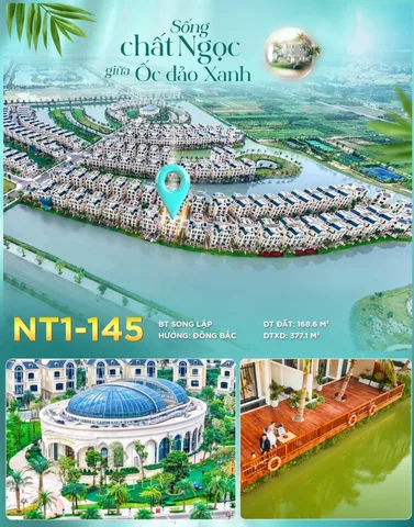 🌿 SONG LẬP 168.6M² – KHÔNG GIAN SỐNG RỘNG RÃI GIỮA ĐẠI ĐÔ THỊ HIỆN ĐẠI