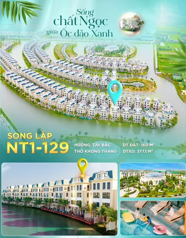 🌿 SONG LẬP TÂY BẮC – KHÔNG GIAN RỘNG 377M² DÀNH CHO GIA ĐÌNH HIỆN ĐẠI