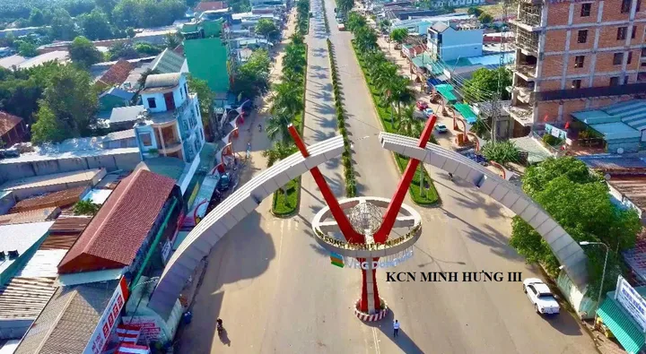 Bán đât 7x40. Thổ cư 100m2. Đường 6m. Sát KCN Minh Hưng 3 - Chơn Thành - Bình Phước