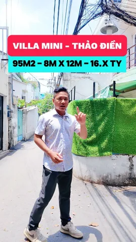 BÁN NHÀ THẢO ĐIỀN QUẬN 2 - 96M2 (8x12M) - KHUÔN ĐẤT CỰC ĐẸP NGANG 8M TIỆN XÂY BUILDING CHDV - 16.5 TỶ