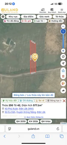 Bán đất 500m² ngang 10m giá 89 triệu tại Xã Phú Xuân