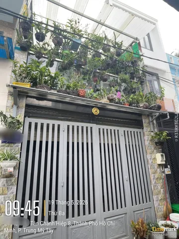 🏡 Nhà đẹp 2 tầng BTCT – hẻm xe 7 chỗ bê tông sạch đẹp – P. Trung Mỹ Tây, Q12