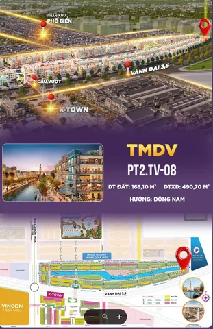 🏢 TMDV 166.1M² – KHÔNG GIAN KINH DOANH QUY MÔ LỚN, TỐI ƯU DÒNG TIỀN KHAI THÁC