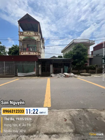 Bán đất 160m² full thổ cư ngang 5,9m giá 3.8 tỷ tại Xã Ân Thi