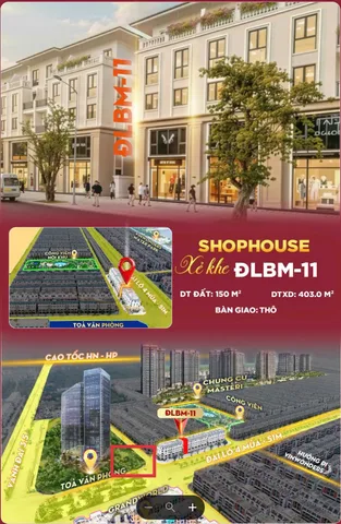 🏬 SHOPHOUSE 150M² – KẾT HỢP AN CƯ & KINH DOANH GIỮA KHU ĐÔ THỊ SẦM UẤT