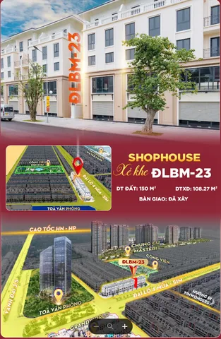 🏬 SHOPHOUSE 150M² – MẶT BẰNG KINH DOANH RỘNG, TIỀM NĂNG KHAI THÁC DÀI HẠN