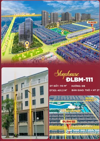 🏬 SHOPHOUSE 110M² – MẶT BẰNG KINH DOANH LINH HOẠT, TIỀM NĂNG TĂNG GIÁ BỀN VỮNG