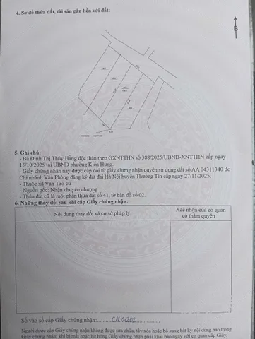 DUY NHẤT 106,6M2 ĐẤT FULL TC ĐÓN SÓNG VIN OLYMPIC PHÂN KHU C THƯỜNG TÍN GIÁ CHỈ 3X
