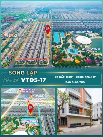 🏡 SONG LẬP 153M² – KHÔNG GIAN SỐNG ĐẲNG CẤP GIỮA KHU ĐÔ THỊ HIỆN ĐẠI