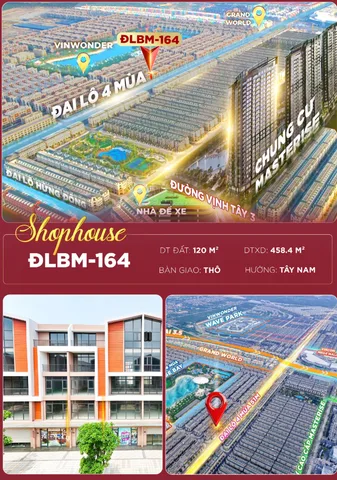 🏬 SHOPHOUSE 120M² – KHÔNG GIAN KINH DOANH HIỆN ĐẠI, DỄ KHAI THÁC DÒNG TIỀN