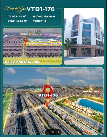🏡 LIỀN KỀ GÓC 113.5M² – 2 MẶT THOÁNG, DỄ Ở DỄ KHAI THÁC KINH DOANH