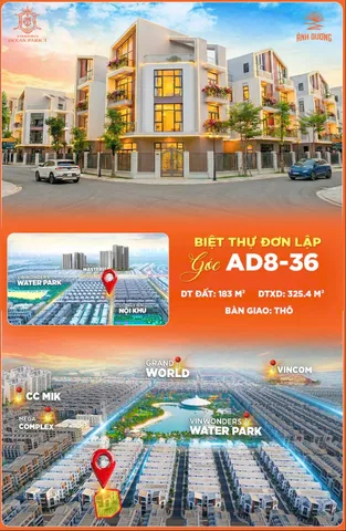 🏡 ĐƠN LẬP GÓC 183M² – KHÔNG GIAN SỐNG RIÊNG TƯ, ĐẲNG CẤP GIỮA KHU ĐÔ THỊ